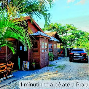 Сasa de vacaciones Pousada Bangalôs Pico do Avião em frente a Ilha do Campeche Próximo ao Aeroporto, Florianópolis